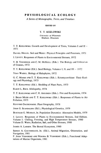 Functional Adaptations of Marine Organisms