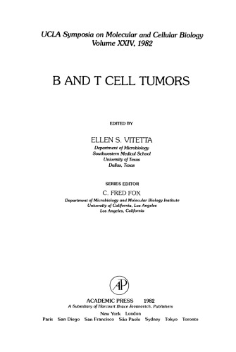 B and T Cell Tumors