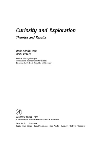 Curiosity and Exploration. Theories and Results
