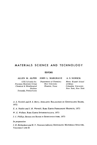 Rare Earth Intermetallics