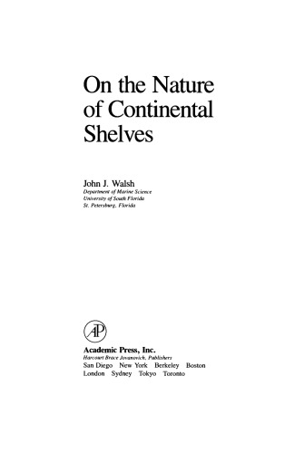 On the Nature of Continental Shelves