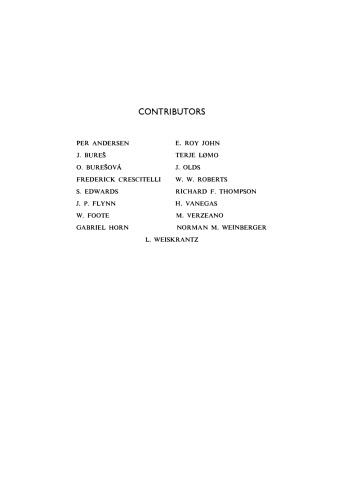 The Neural Control of Behavior