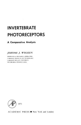 Invertebrate Photoreceptors. A Comparative Analysis