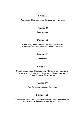 Principles, Methods, and General Applications