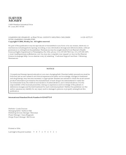 Learning Re-enabled. A Practical Guide to Helping Children with Learning Disabilities