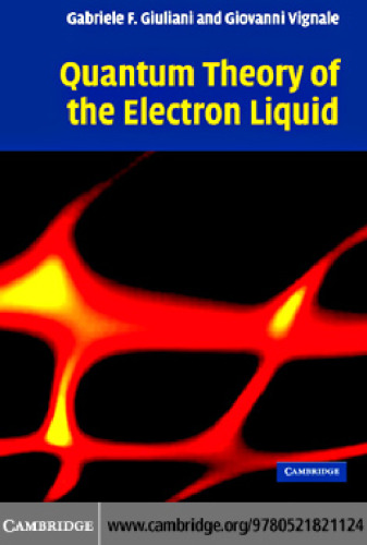 Quantum theory of the electron liquid