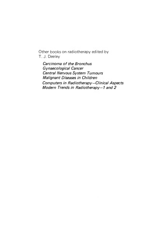 Principles of Radiation Therapy