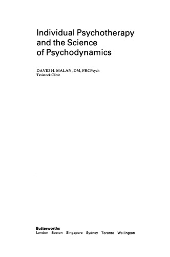 Individual Psychotherapy and the Science of Psychodynamics