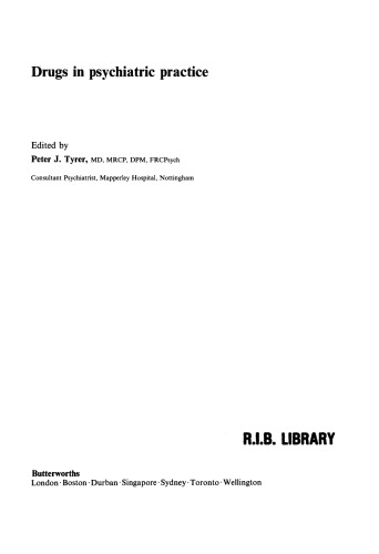 Drugs in Psychiatric Practice