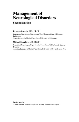 Management of Neurological Disorders