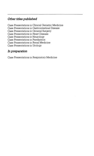 Case Presentations in Endocrinology and Diabetes