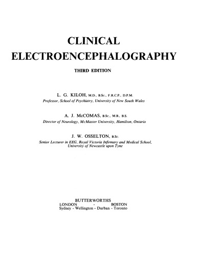 Clinical Electroencephalography