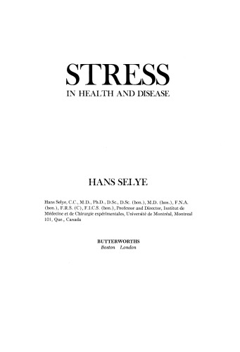 Stress in Health and Disease