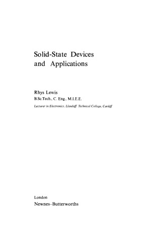 Solid–State Devices and Applications