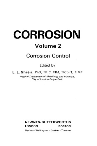 Corrosion. Corrosion Control