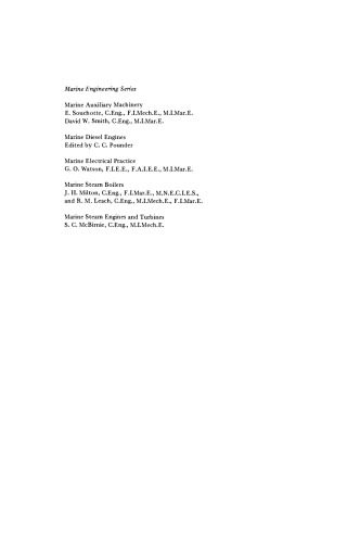 Marine, Steam Engines, and Turbines