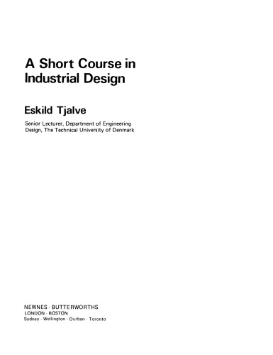 A Short Course in Industrial Design