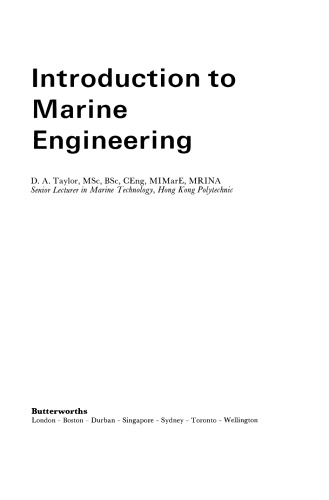 Introduction to Marine Engineering