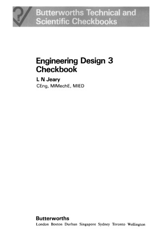 Engineering Design 3 Checkbook