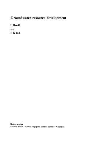 Groundwater Resource Development