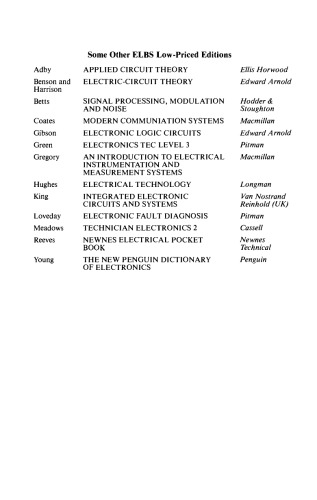 Foundations of Wireless and Electronics