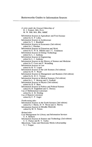 Information Sources in Energy Technology