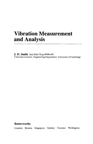 Vibration Measurement and Analysis