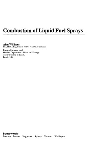 Combustion of Liquid Fuel Sprays