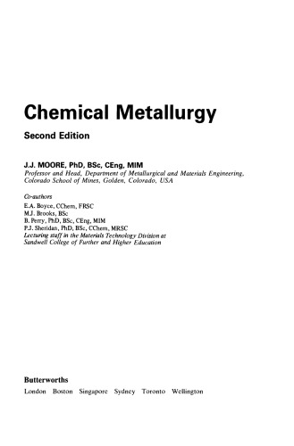Chemical Metallurgy