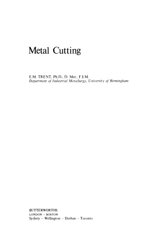 Metal Cutting