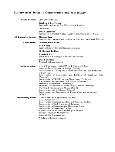 The Organic Chemistry of Museum Objects