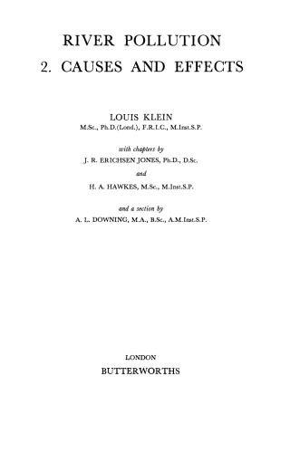 Causes and Effects. River Pollution