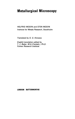 Metallurgical Microscopy