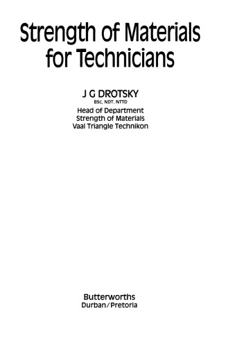 Strength of Materials for Technicians