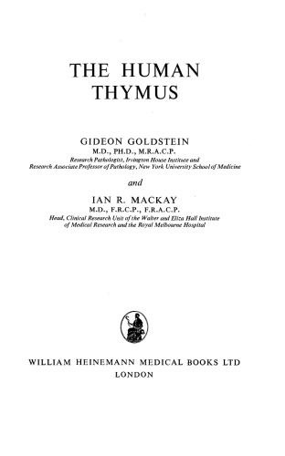 The Human Thymus