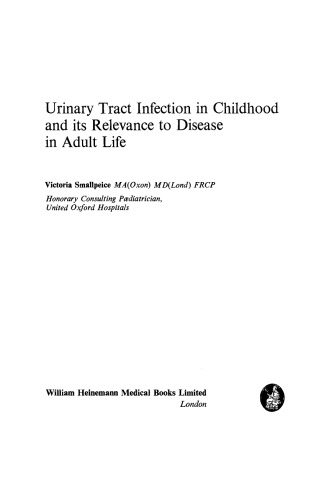 Urinary Tract Infection in Childhood and its Relevance to Disease in Adult Life