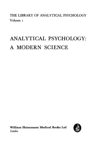 Analytical Psychology. A Modern Science