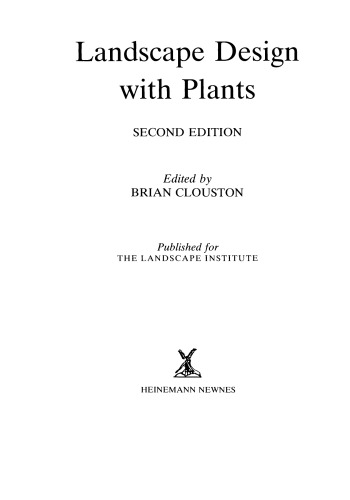 Landscape Design with Plants