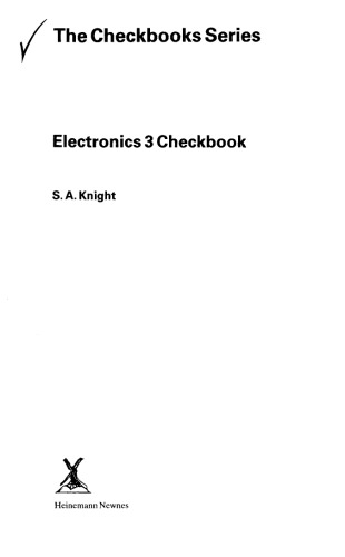 Electronics 3 Checkbook. The Checkbooks Series