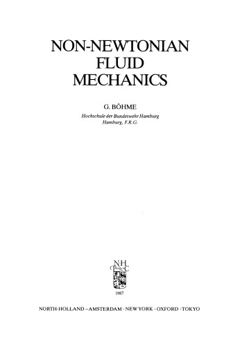Non-Newtonian Fluid Mechanics