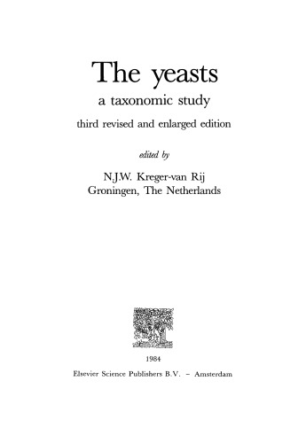 The Yeasts. A Taxonomic Study