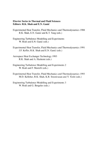 Engineering Turbulence Modelling and Experiments