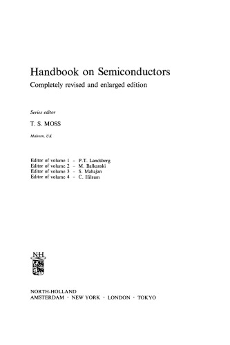 Basic Properties of Semiconductors