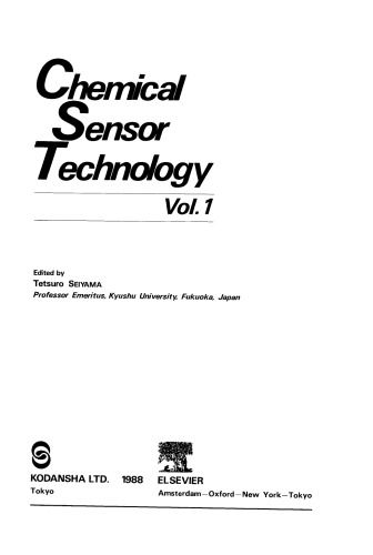 Chemical Sensor Technology. Volume 1