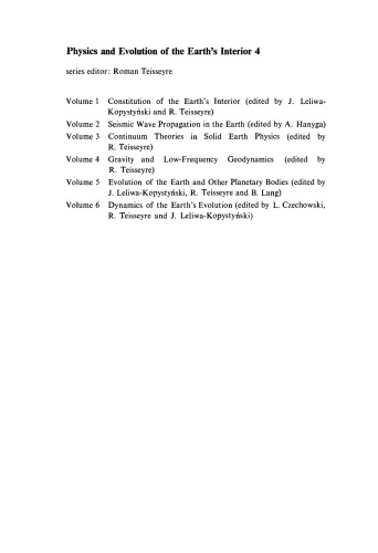 Gravity and Low-Frequency Geodynamics