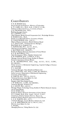 Glass Reinforced Plastics