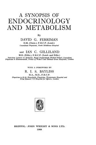 A Synopsis of Endocrinology and Metabolism