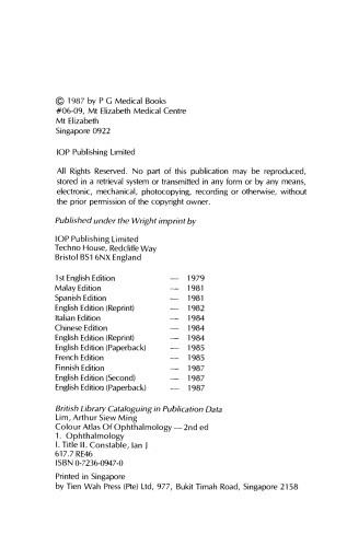 Colour Atlas of Ophthalmology