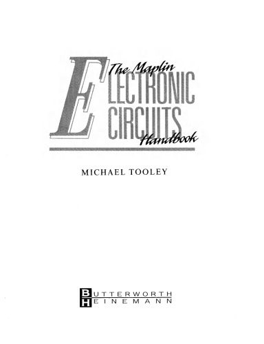 The Maplin Electronic Circuits Handbook