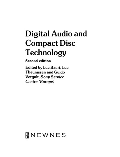 Digital Audio and Compact Disc Technology